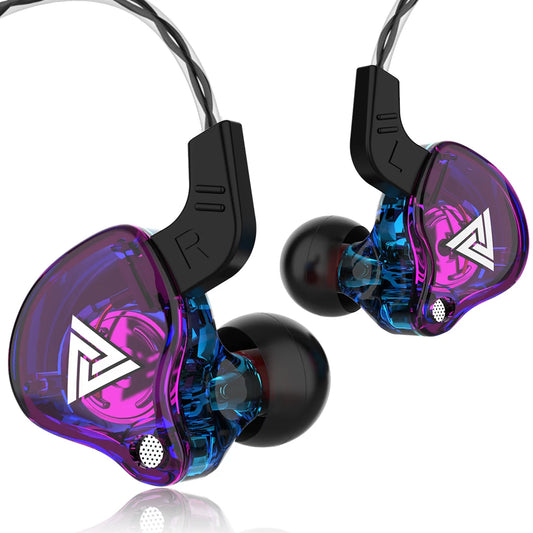 Fones de ouvido QKZ AK6 HiFi com fio de 3,5 mm