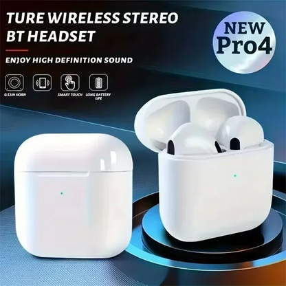 Fones de ouvido Bluetooth Pro4 TWS 9D