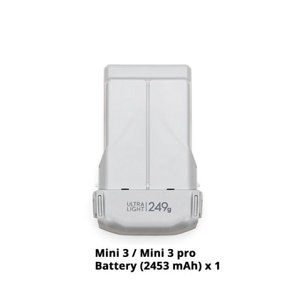 Bateria DJI Mini 4 Pro/Mini 3 série 3 3850/2453 mAh