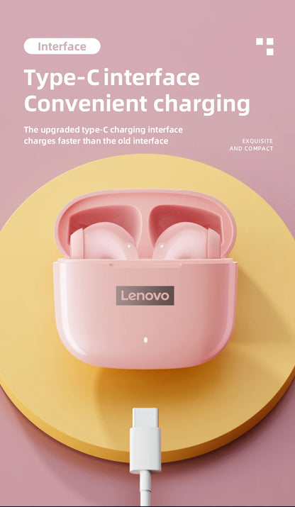 Fones de ouvido Bluetooth sem fio Lenovo LP40Pro