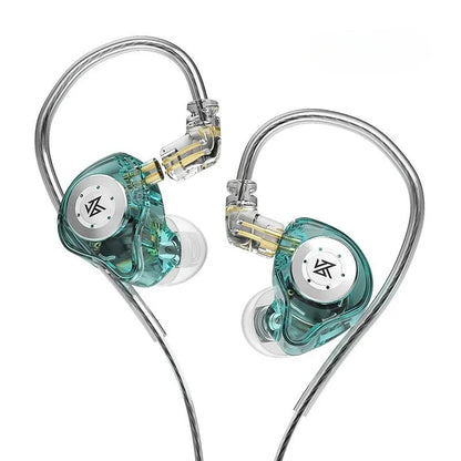 Fones de ouvido KZ EDX PRO Dynamic Drive HIFI Bass  intra-auriculares com cancelamento de ruído