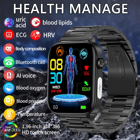 smartwatch médico com diagnóstico avançado para lipídios sanguíneos