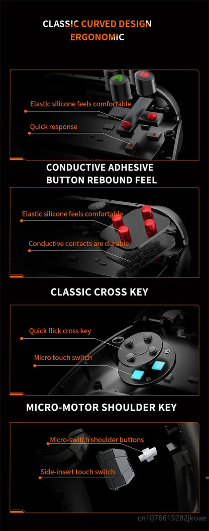 Controle joystick sem fio Bluetooth