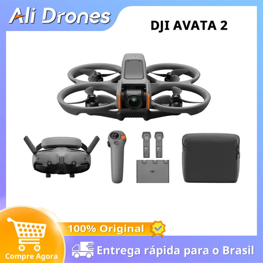 Câmera gimbal DJI AVATA 2 Super-Wide 4K com sensor de imagem de 1/1
