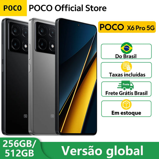 Smartphone POCO X6 Pro 5G IVA Dimensity 8300-Ultra 6.67" Flow AMOLED DotDisplay 64MP NFC