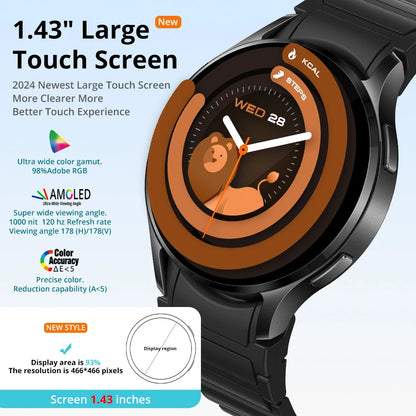 Smartwatch COLMI i28 Ultra AI com tela AMOLED, IA DA-GPT integrada, unissex