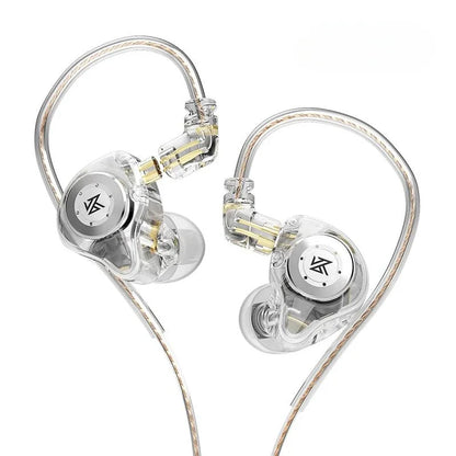 Fones de ouvido KZ EDX PRO Dynamic Drive HIFI Bass  intra-auriculares com cancelamento de ruído