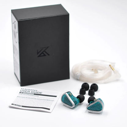 Fones de ouvido com fio KZ AS16 Pro 16BA, armadura balanceada, monitor de graves HIFI, com cancelamento de ruído