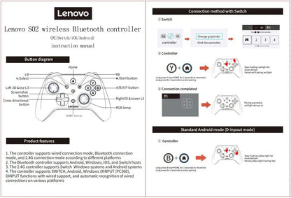 Controle joystick sem fio Bluetooth