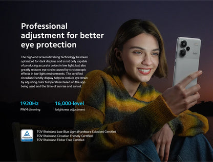 Smartphone Xiaomi Redmi Note 13 Pro Plus 5G,  tela MOLED curva de 6,67", MediaTek Dimensity 7200-Ultra