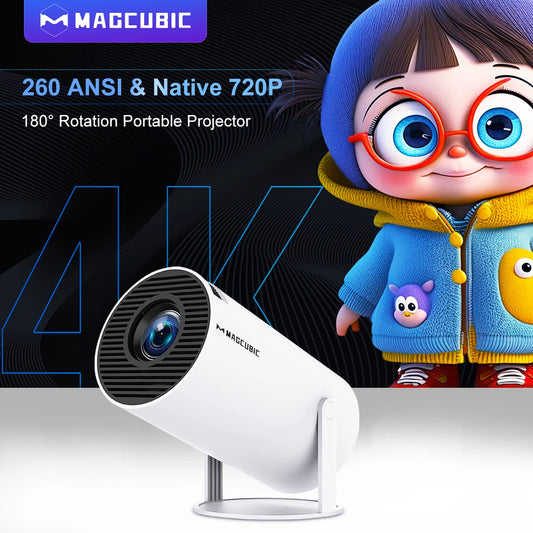 Projetor Transpeed 4K Wifi HY300 Pro Android 11 BT5.0 720P