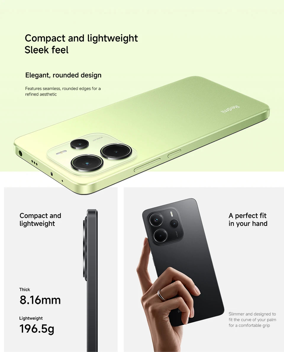 Smartphone Xiaomi Redmi Note 14, 128 GB / 256 GB de ROM, MediaTek Helio G99-Ultra, 33 W, 120 Hz, AMOLED, 108 MP, 5500 mAh