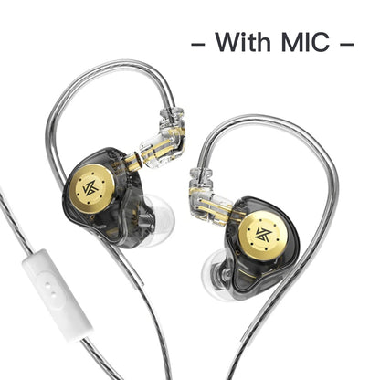 Fones de ouvido KZ EDX PRO Dynamic Drive HIFI Bass  intra-auriculares com cancelamento de ruído