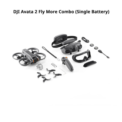Câmera gimbal DJI AVATA 2 Super-Wide 4K com sensor de imagem de 1/1
