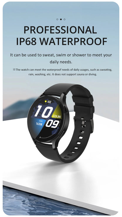 Smartwatch COLMI i28 Ultra AI com tela AMOLED, IA DA-GPT integrada, unissex