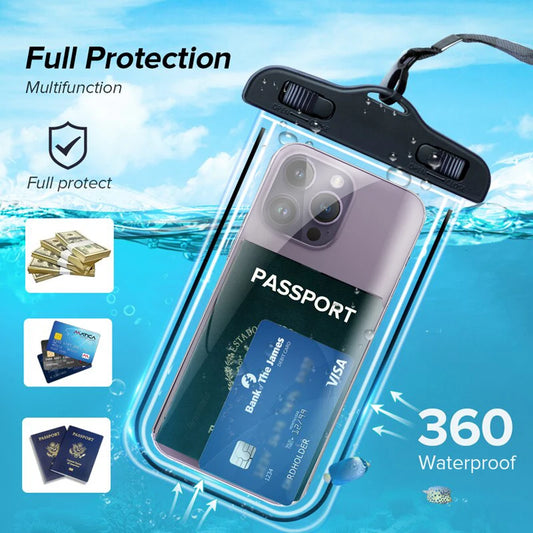 Capa de celular à prova d'água para natação, protetora universal subaquática para iPhone 11, 12, 13, 14 Pro Max X