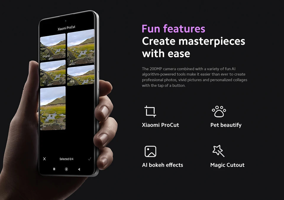 Smartphone Xiaomi Redmi Note 13 Pro Plus 5G,  tela MOLED curva de 6,67", MediaTek Dimensity 7200-Ultra